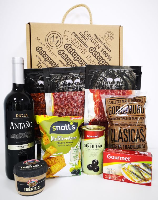 Präsentbox - Tapas-Abend für Zwei I Tapas I Geschenk für Feinschmecker und Spanienfans | Spezialitäten aus Spanien | Geschenk für Männer & Frauen – Bild 5