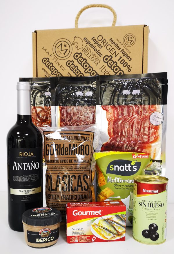 Präsentbox - Tapas-Abend für Zwei I Tapas I Geschenk für Feinschmecker und Spanienfans | Spezialitäten aus Spanien | Geschenk für Männer & Frauen – Bild 7
