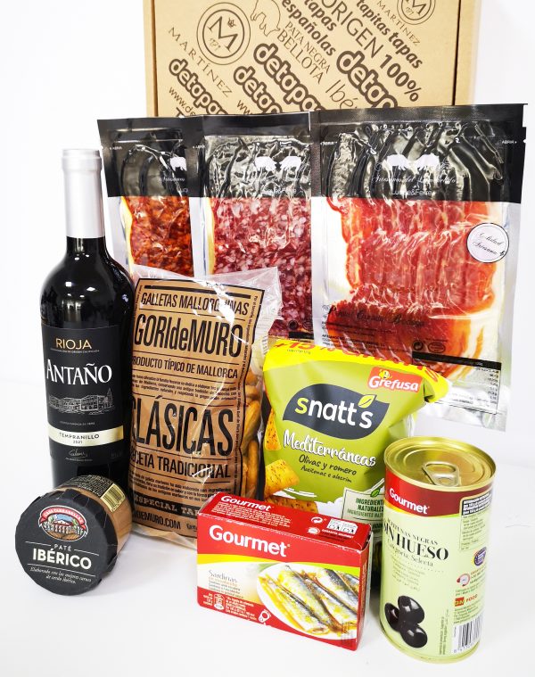 Präsentbox - Tapas-Abend für Zwei I Tapas I Geschenk für Feinschmecker und Spanienfans | Spezialitäten aus Spanien | Geschenk für Männer & Frauen – Bild 6