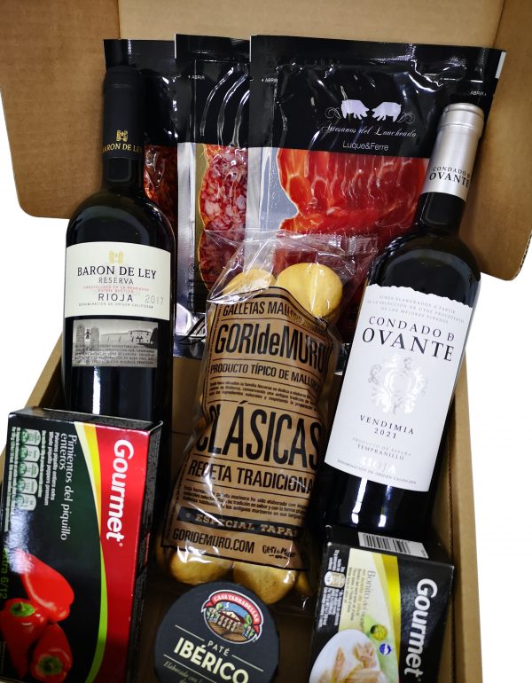 Tapasabend für zwei mit Baron de Ley, Geschenk für Feinschmecker und Spanienfans | Spezialitäten aus Spanien | Geschenk für Männer & Frauen – Bild 3