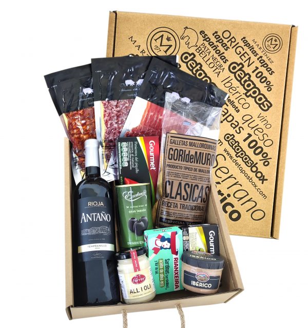 Präsentbox - Ein Tapas-Abend für Zwei - Spezialitäten aus Spanien - Geschenk-Idee für Gourmets & Freunde der spanische Küche – Bild 2